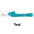 2hound teal nylon dog lead-happy tails